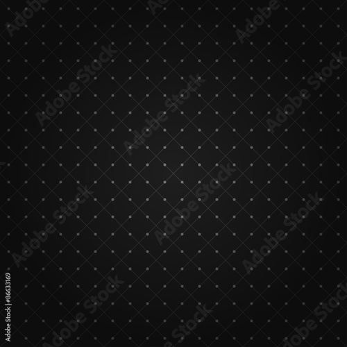 Black vector background with seamless pattern