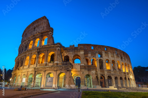 The Colosseum in Rome Italy