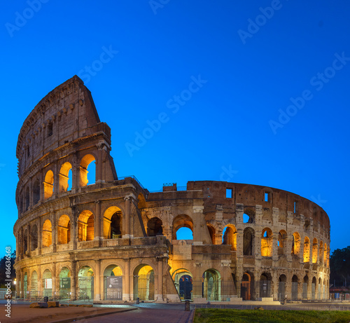 The Colosseum in Rome Italy