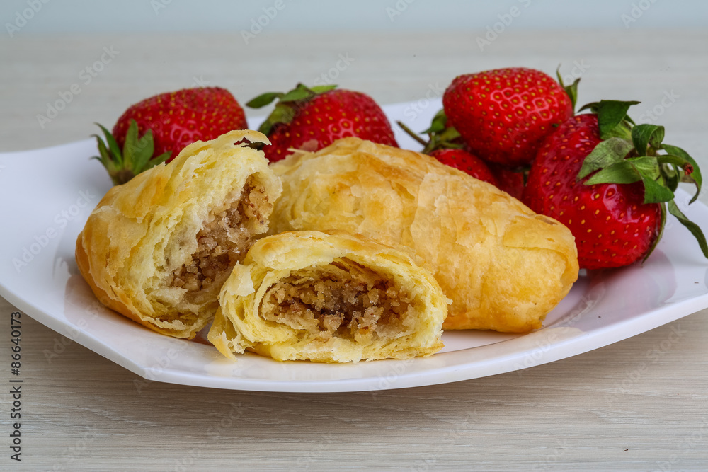 Azerbaijan pastry - shekerbura Azerbaijan pastry - shekerbura