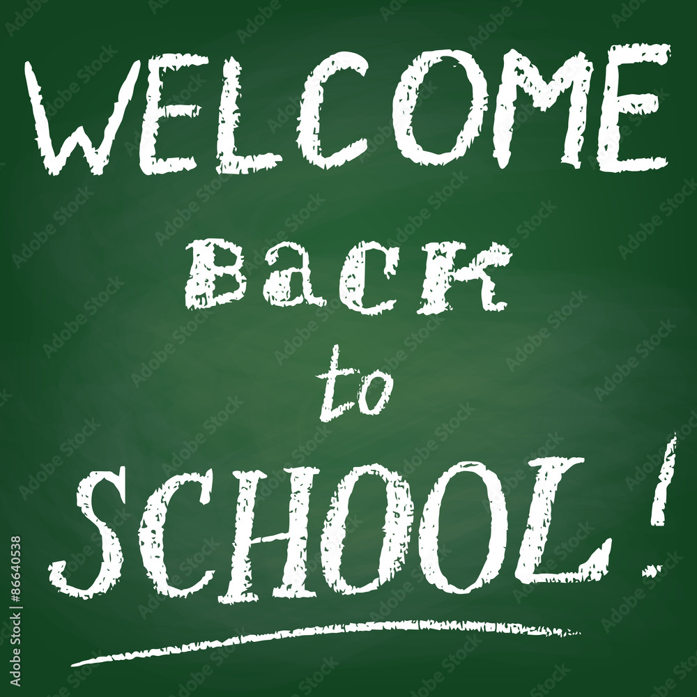 Obraz premium Welcome Back to School