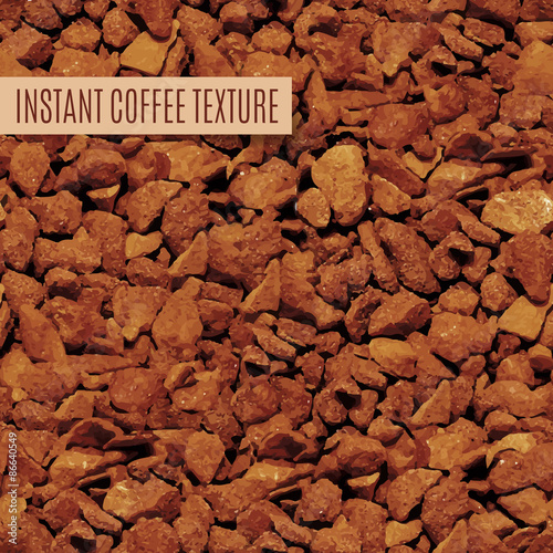freeze dried coffee granules