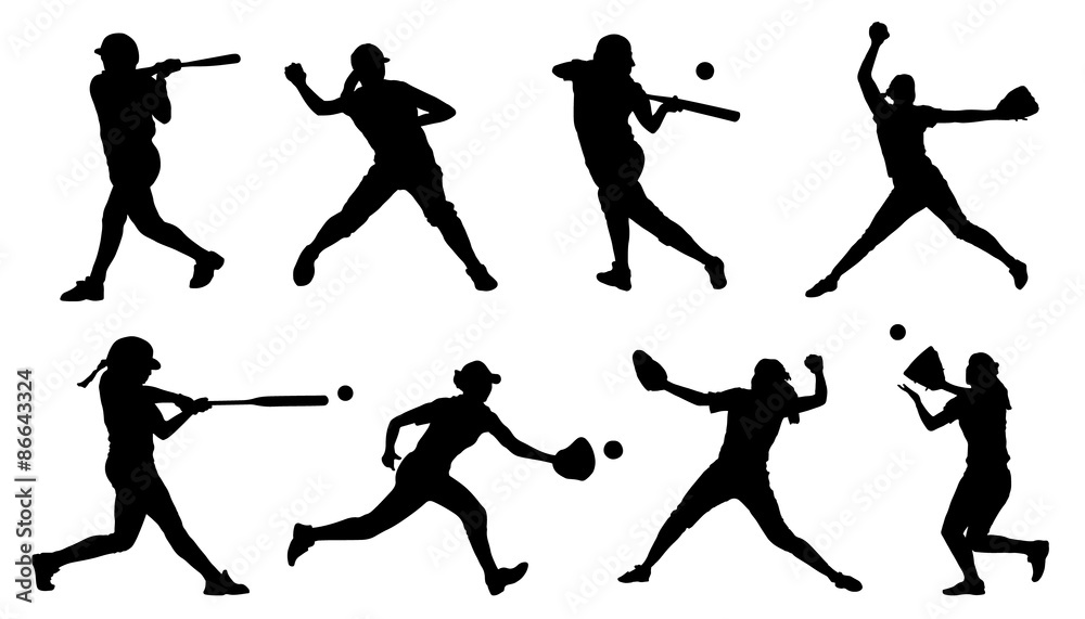 custom made wallpaper toronto digitalsoftball silhouettes