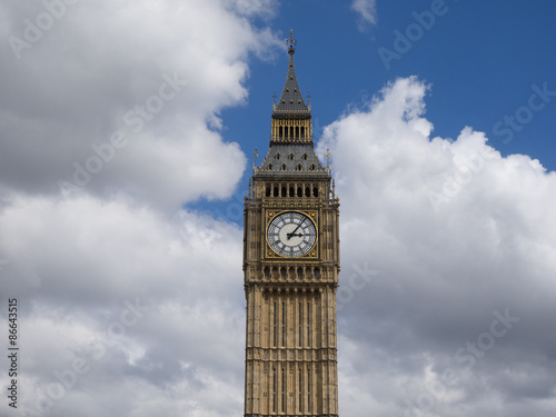 Big Ben at The Houses Of Parliament  London  England