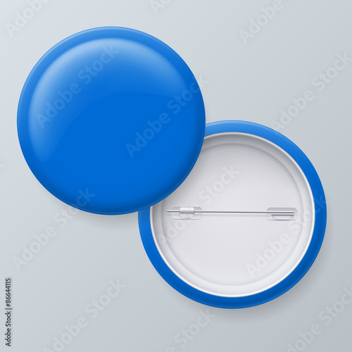 Wallpaper Mural Blank Blue Vector Badges Torontodigital.ca