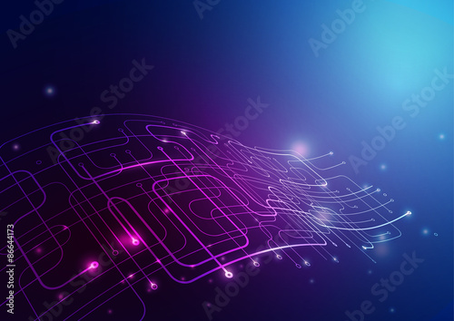 Abstract Technology Background