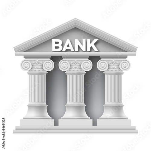 Stone building of bank