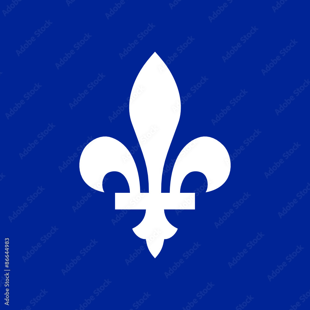 The fleur-de-lis of Quebec The fleur-de-lis of Quebec