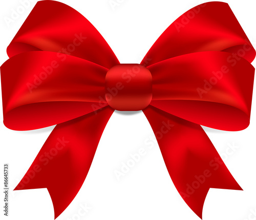 Red vector bow