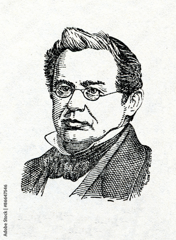 Obraz premium Heinrich Lenz, Russian physicist of Baltic German ethnicity