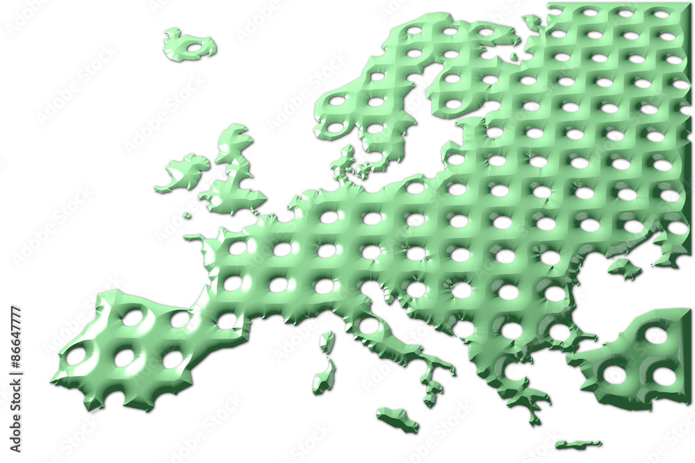 Mappa Europa 3D texture Mappa Europa 3D texture
