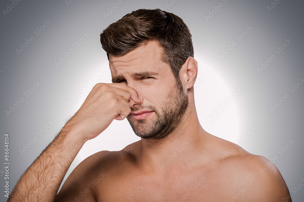 Fototapeta premium This awful smell!