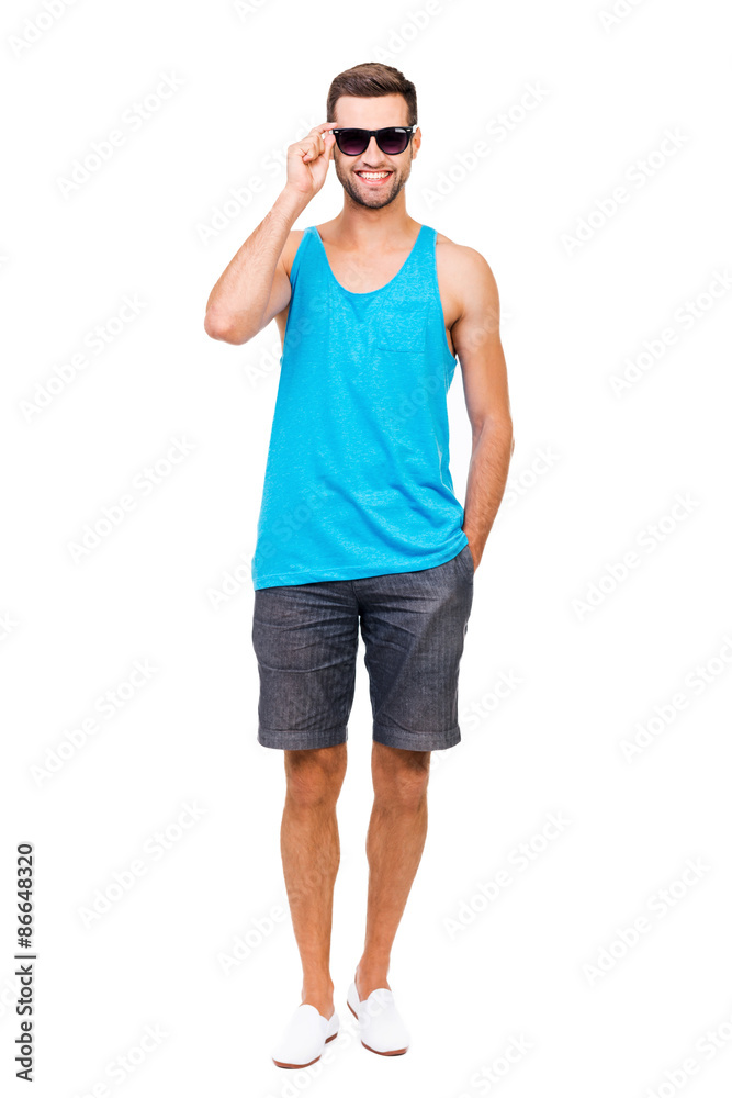 Ready for summer vacation. 