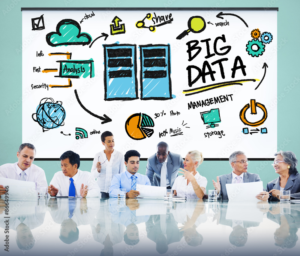 Big Data Storage Online Technology Database Concept Big Data Storage Online Technology Database Concept