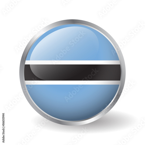 Botswana flag button vector Free Download Botswana flag button vector - GFXLoad