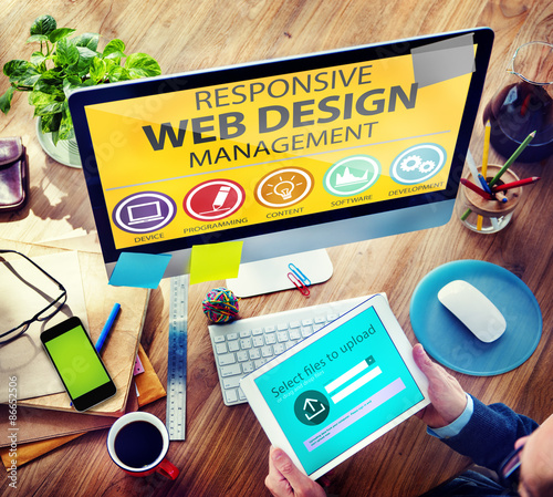 Responsive Web Design Management Programming Concept