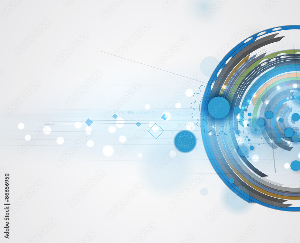 Obraz premium abstract technology background Business & development direction