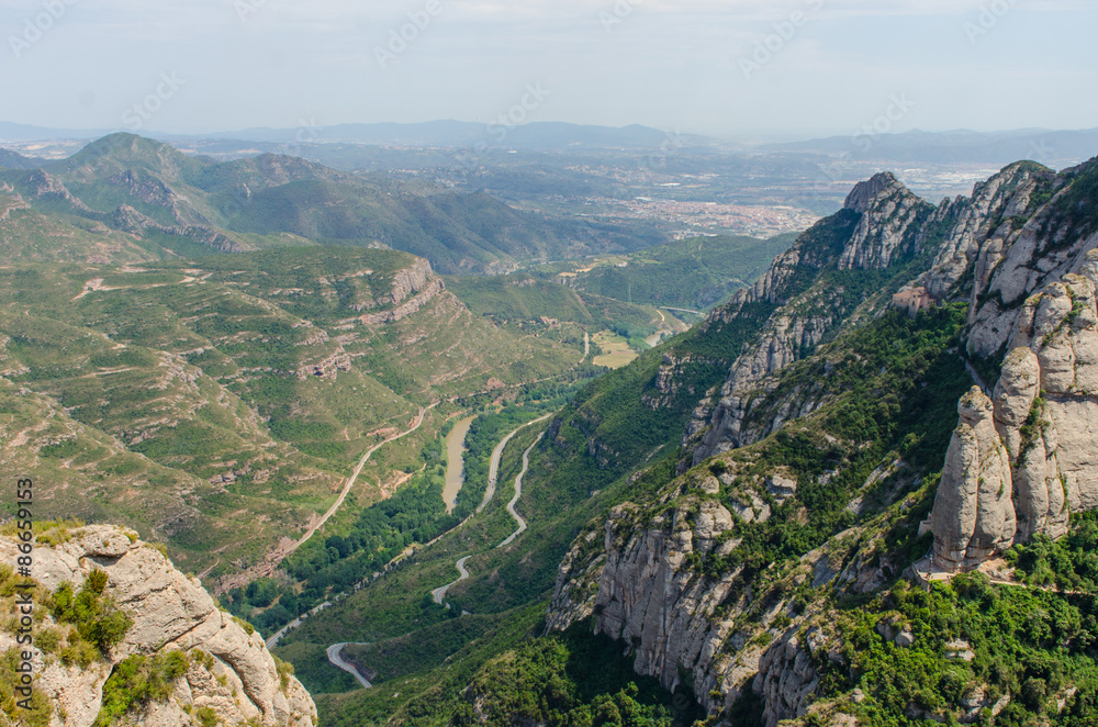 Naklejka premium Montserrat