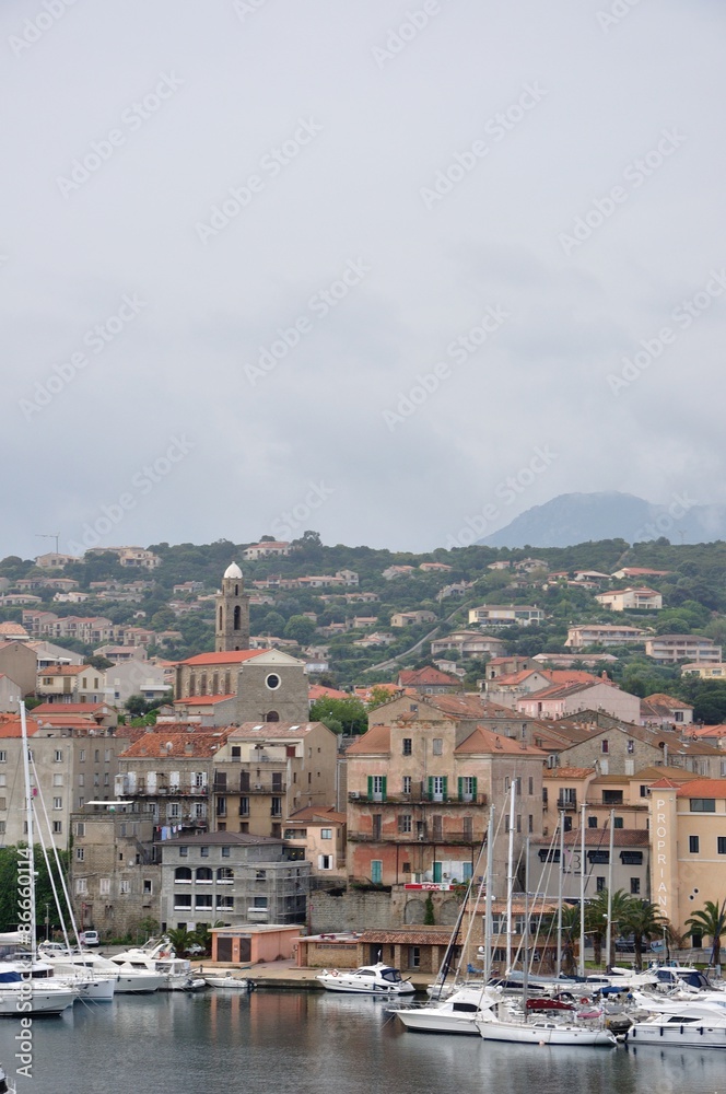 Obraz premium port de propriano