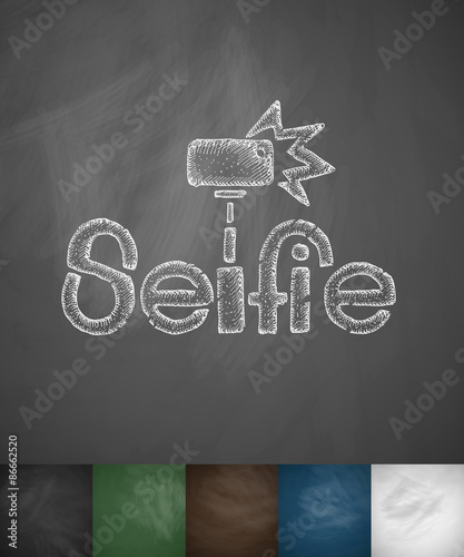 monopod selfie icon