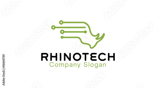 Rhino Tech Logo template