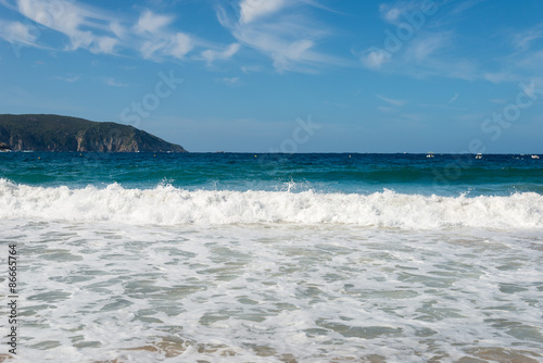 Beach of Arone  Corsica  France