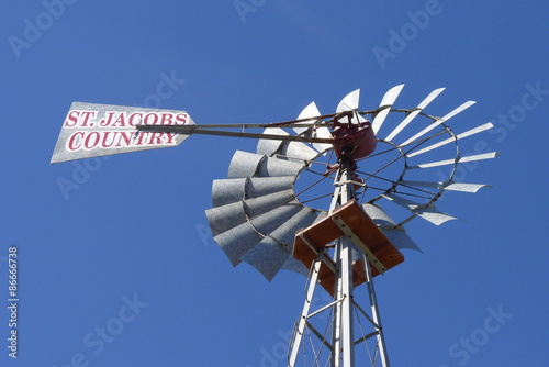 Canvas Print mill St. Jacobs farmer's market, Canada