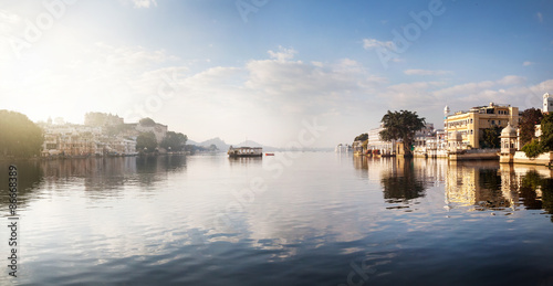 Lake Pichola Panorama in India