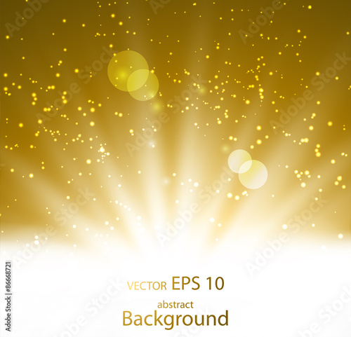 bright beam of light in an abstract background