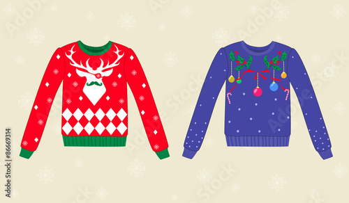 Christmas ugly sweaters