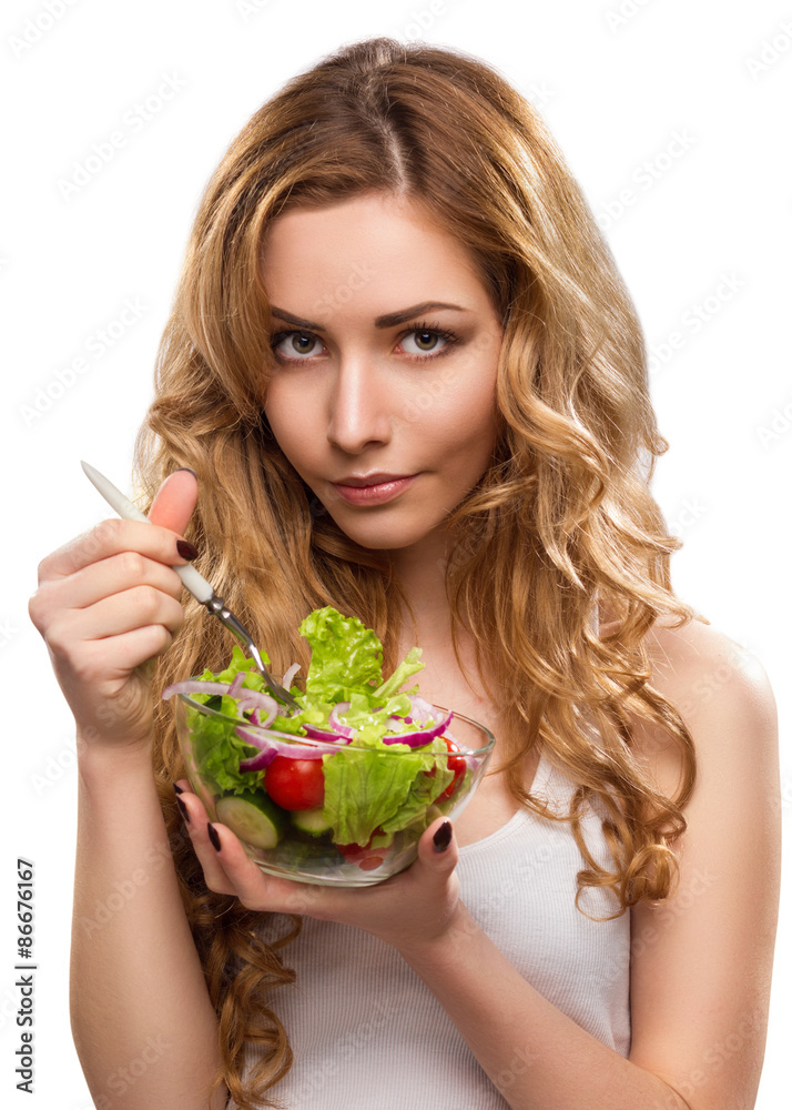 Woman With Salad Woman With Salad