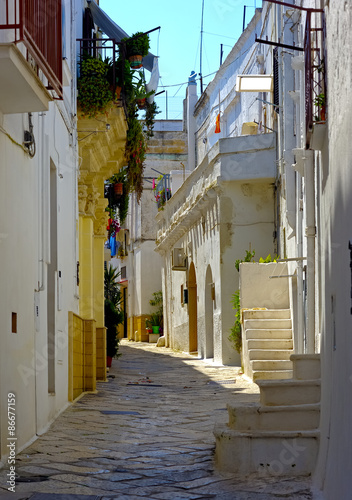 Fototapeta Naklejka Na Ścianę i Meble -  One of the characteristic views in the old town of Mottola near Taranto. Apulia