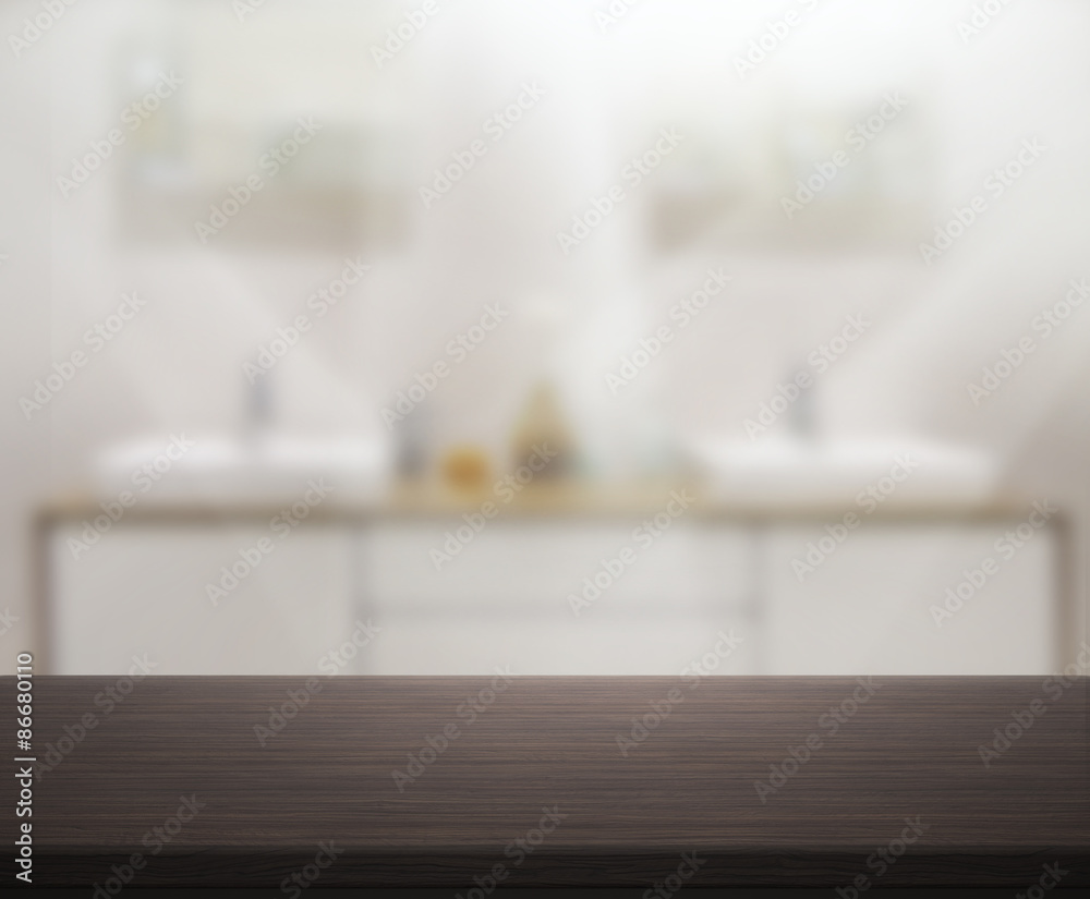 Table Top And Blur Interior Background Table Top And Blur Interior Background