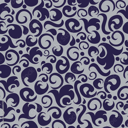 Abstract seamless pattern in grey and violet colors.