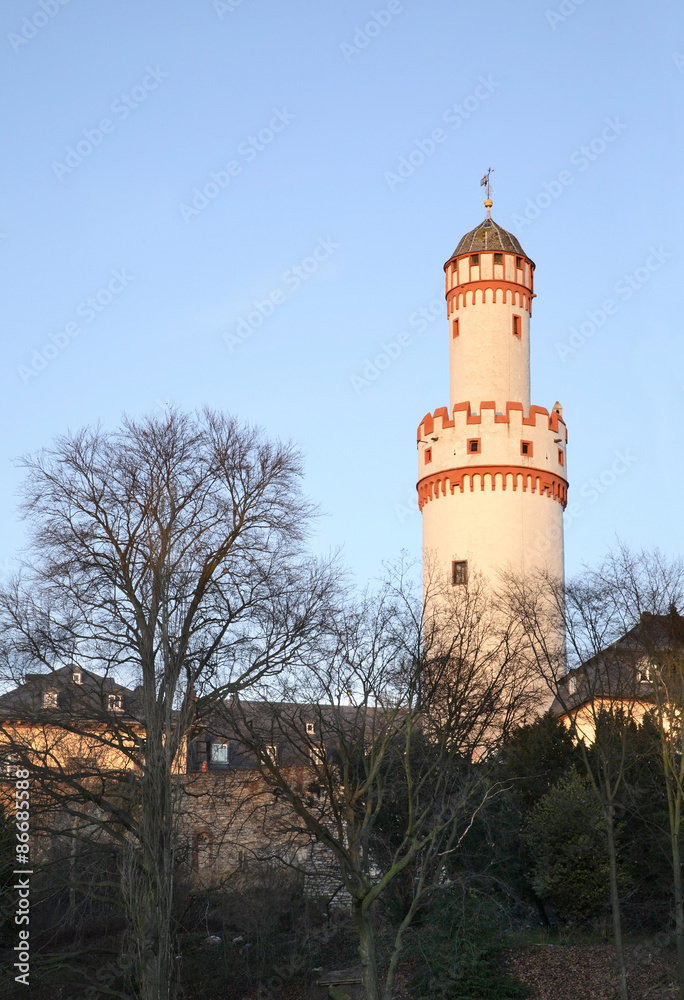 White Tower (Schlossturm) in Bad Homburg. Germany