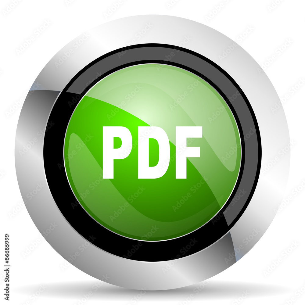 pdf icon, green button pdf icon, green button