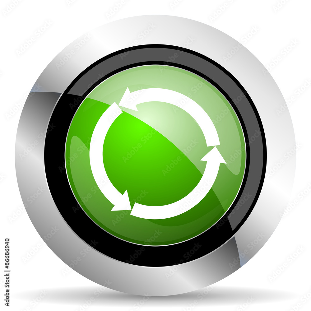 refresh icon, green button, reload icon, green button refresh icon, green button, reload icon, green button