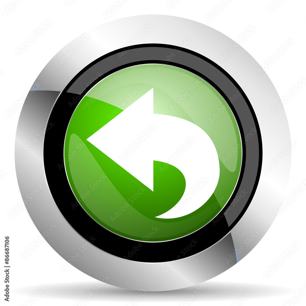 back icon, green button, arrow sign back icon, green button, arrow sign