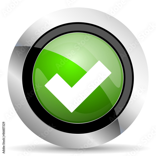 accept icon, green button, check sign Free Download accept icon, green button, check sign - GFXLoad