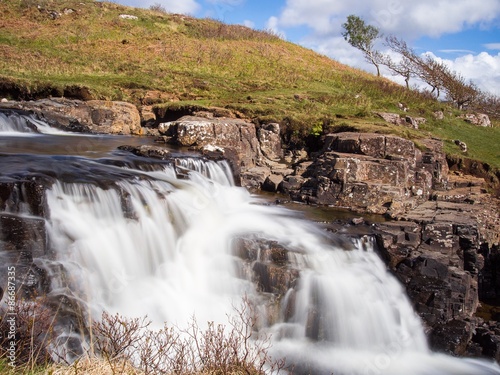 Eas Fors Waterfall  Isle of Mull  Scotland  UK