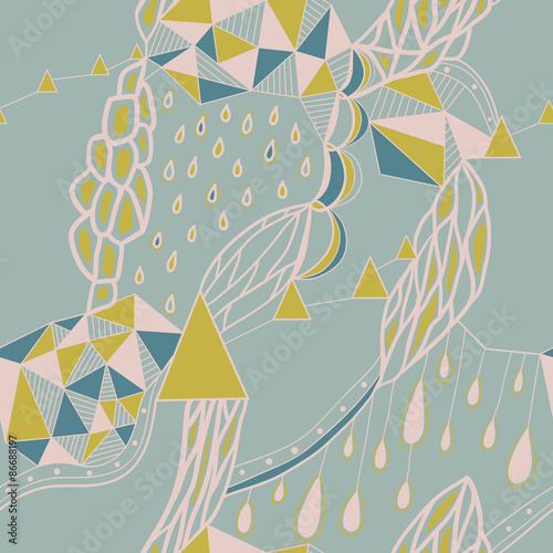 Hand drawn background with artistic pattern.Bright colors.
