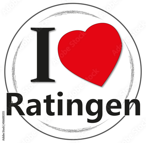 Stempel "I love Ratingen"