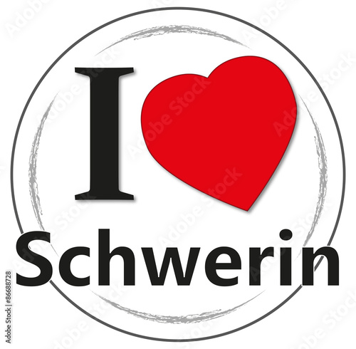 Stempel "I love Schwerin"