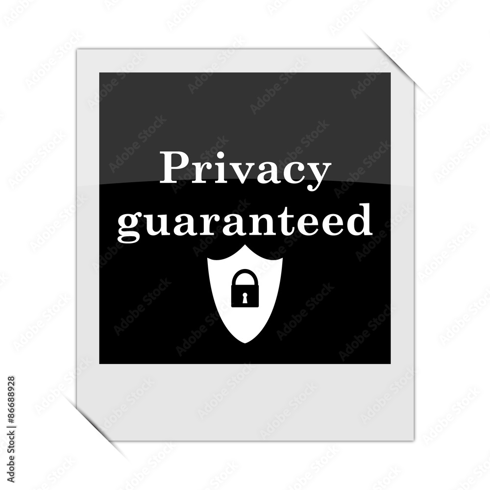 Privacy guaranteed icon Privacy guaranteed icon