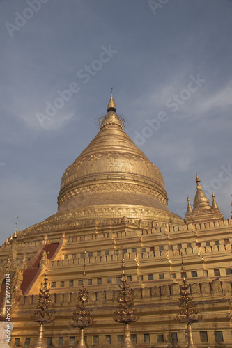 Shwezigon Pagoda.Bagan,Myanmar