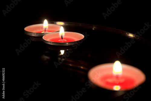 candele, luce, meditazione