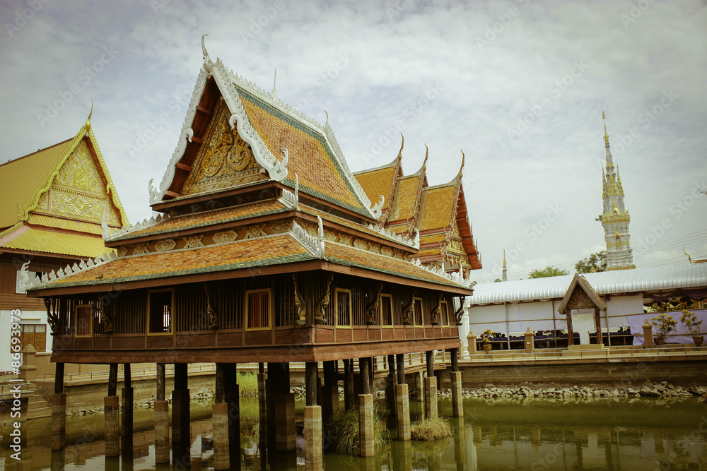 Obraz premium Wat Mahathat Yasothon June 2 2015: