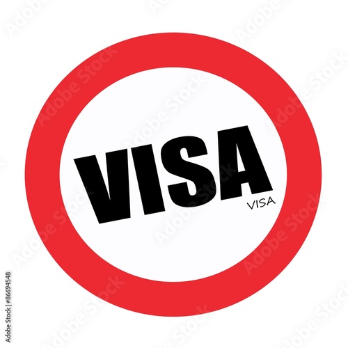 Free Download VISA black stamp text on white - GFXLoad
