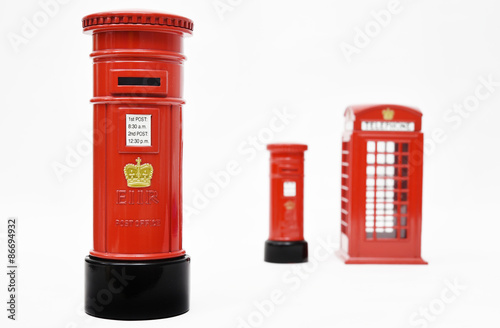 Wallpaper Mural London postbox and telephone box. Torontodigital.ca