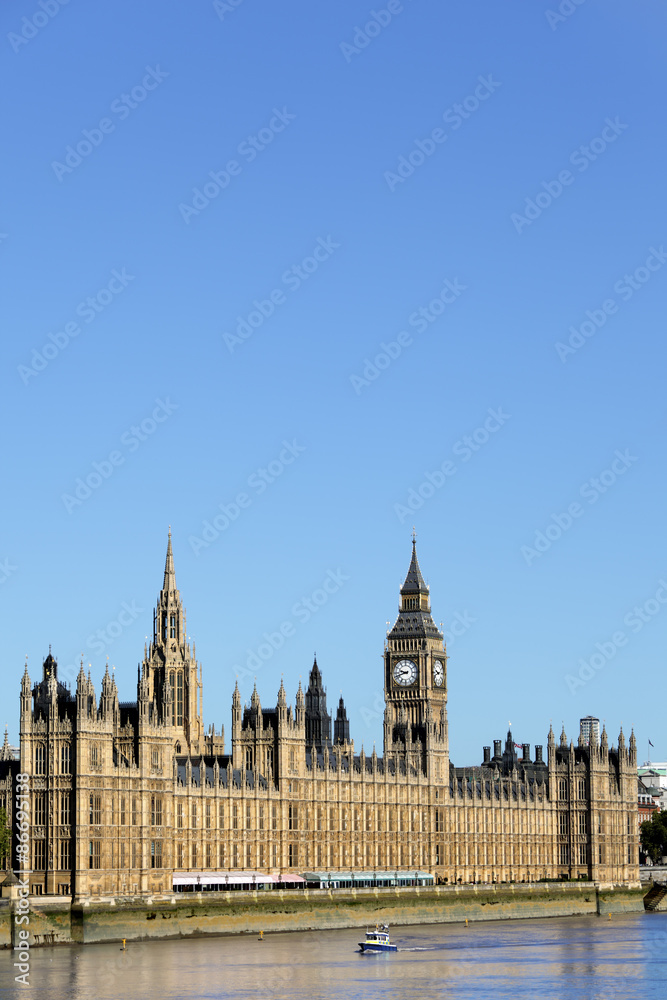 Big Ben London clock tower houses of parliament with river thames photo vertical Big Ben London clock tower houses of parliament with river thames photo vertical